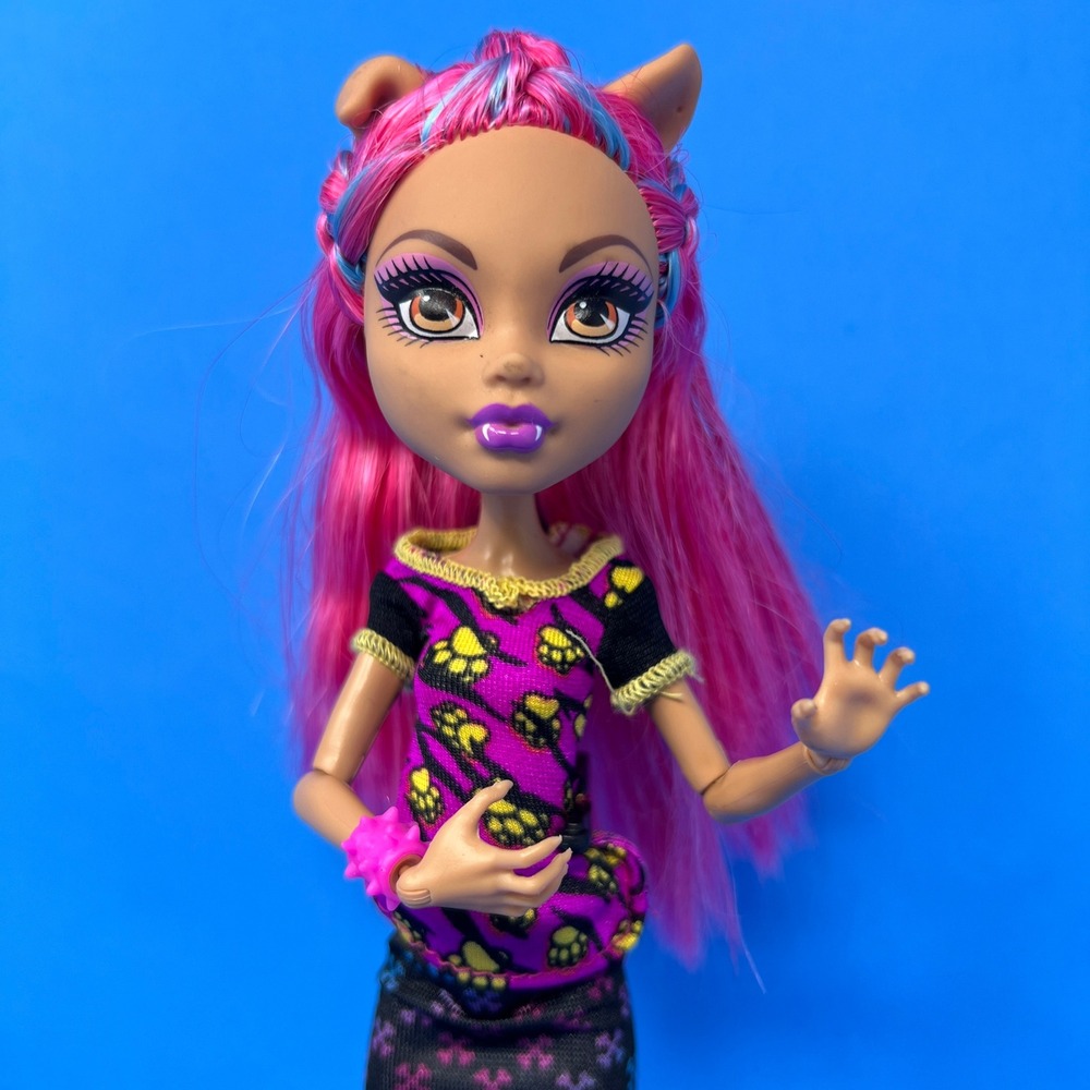 Mattel Monster High Howleen Wolf 9 inch Pink Hair Creepateria Fashion Doll Toy